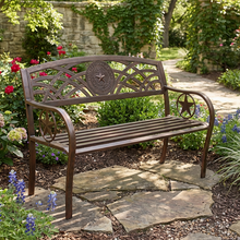Load image into Gallery viewer, Texas State Seal Bench
