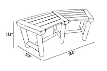 Load image into Gallery viewer, Aspen Curved Bench
