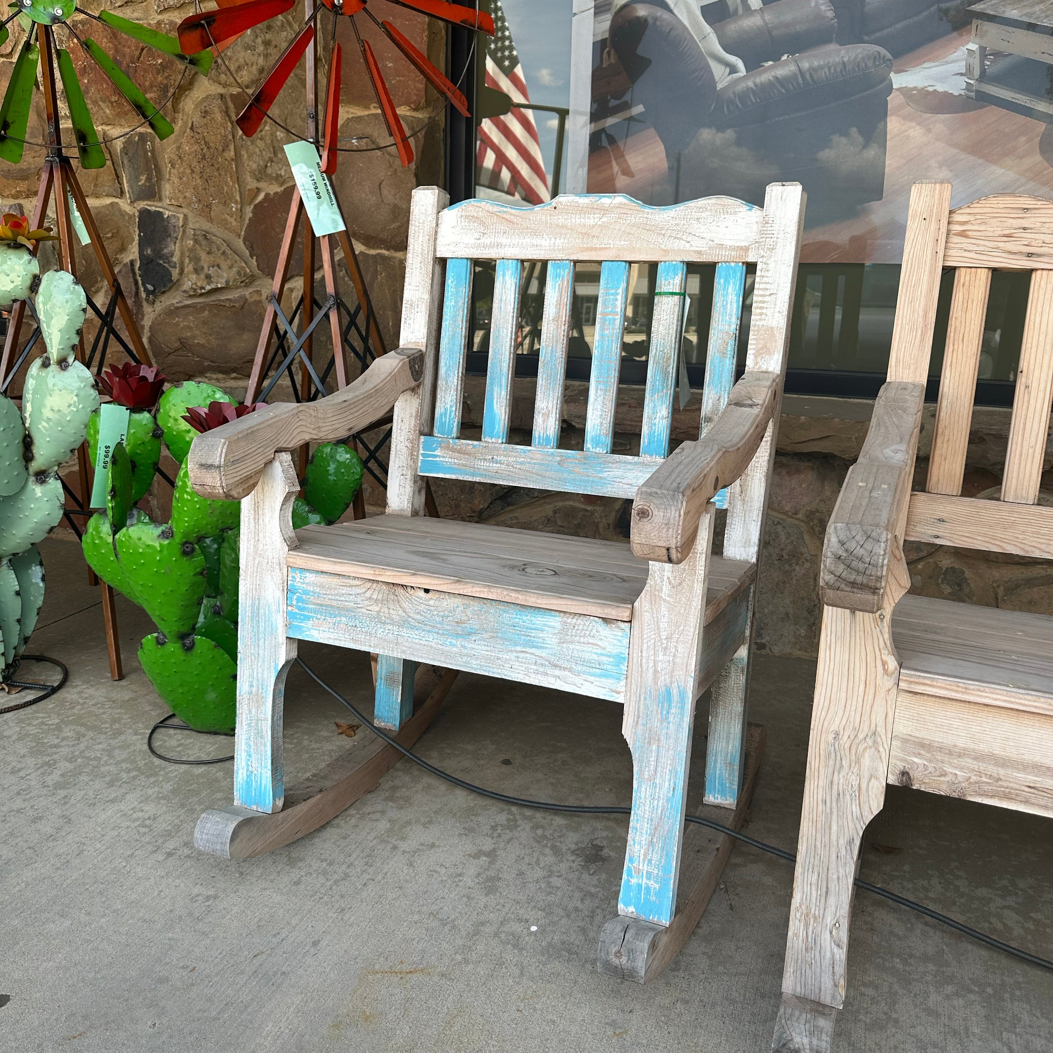 Bertha Single Rocker – Rustic Furniture Depot
