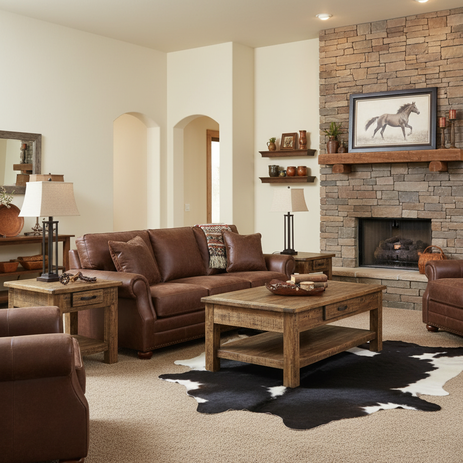 Bonanza Coffee Table Set – Rustic Furniture Depot