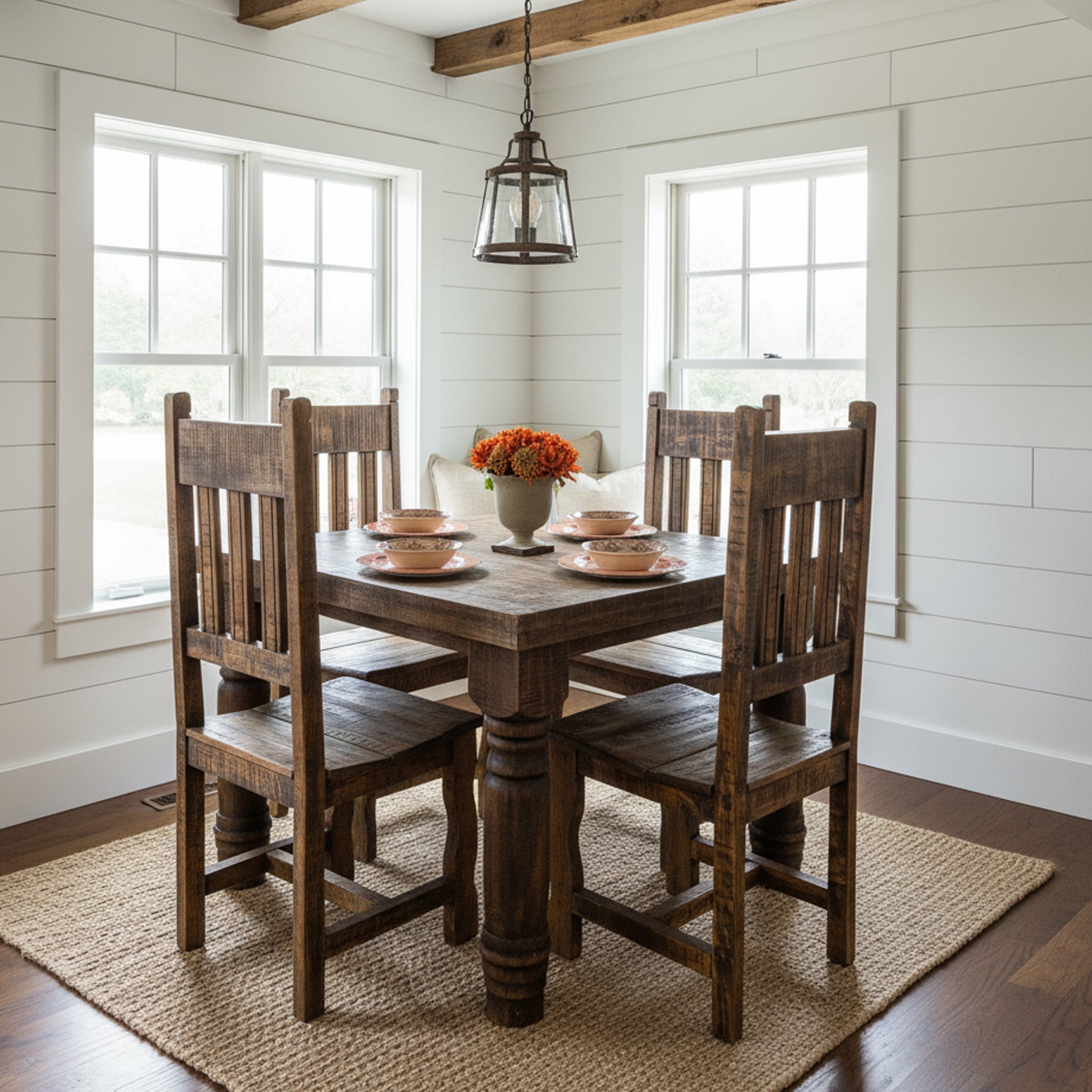 Bonanza Square Dining Set – Rustic Furniture Depot