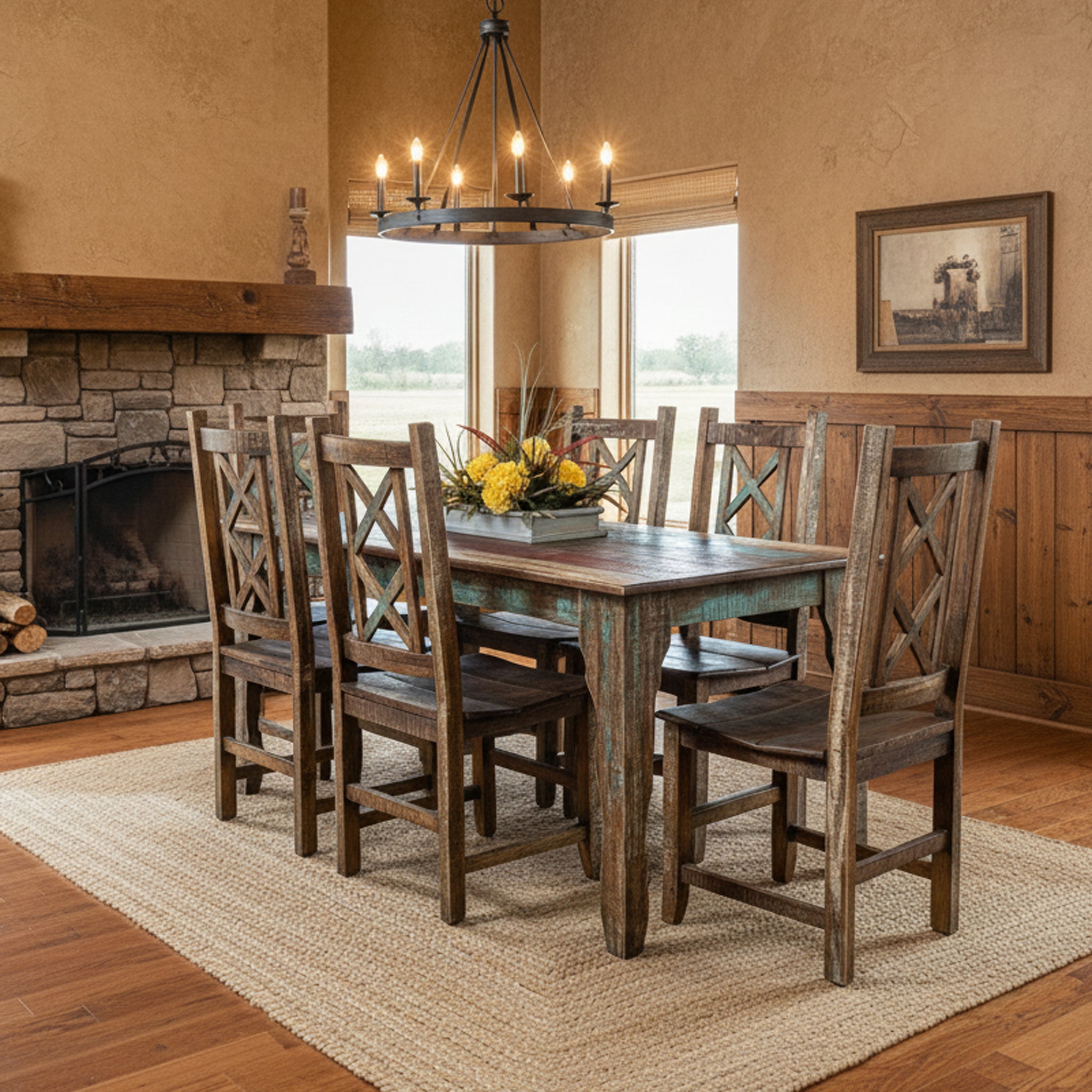 Cabana 5' Dining Set – Rustic Furniture Depot