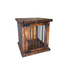 Load image into Gallery viewer, Ponderosa Dog Crate End Table
