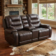 Load image into Gallery viewer, Maverick Leather Loveseat

