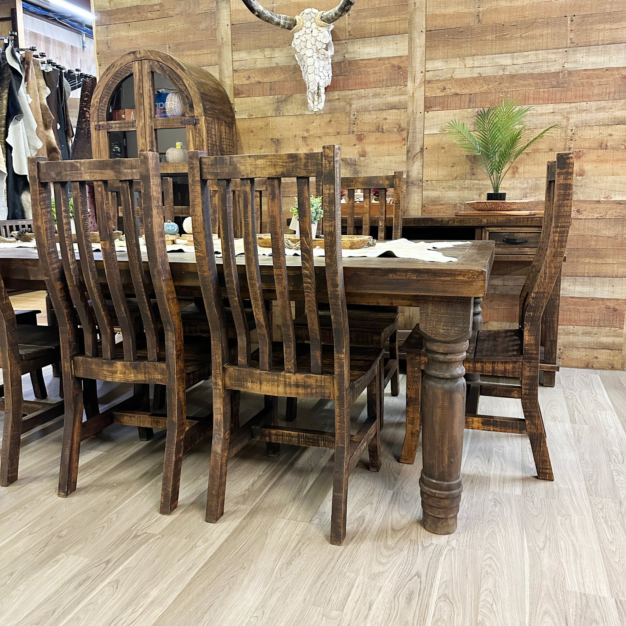 Ranch 8' Dining Set – Rustic Furniture Depot