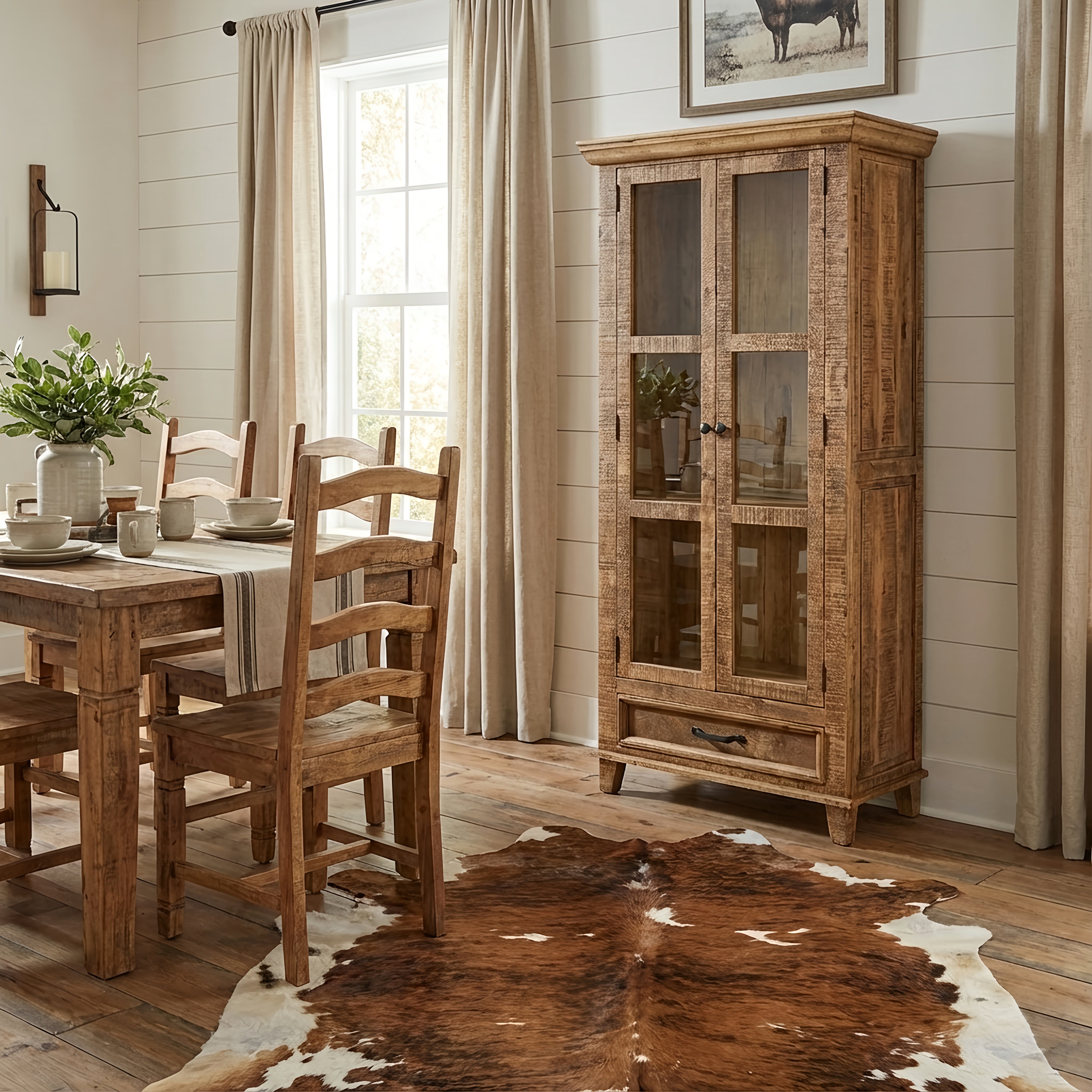 Longhorn Cabinet – Rustic Furniture Depot