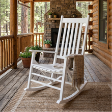 Load image into Gallery viewer, White Porch Rocker
