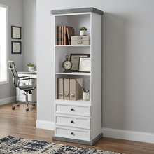Load image into Gallery viewer, Slate Skinny Bookcase
