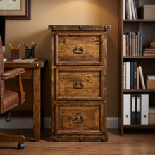 Load image into Gallery viewer, Ponderosa 3 Drawer Filing Cabinet
