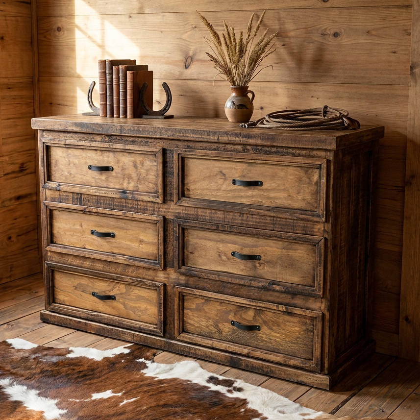 Lonestar Dresser – Rustic Furniture Depot