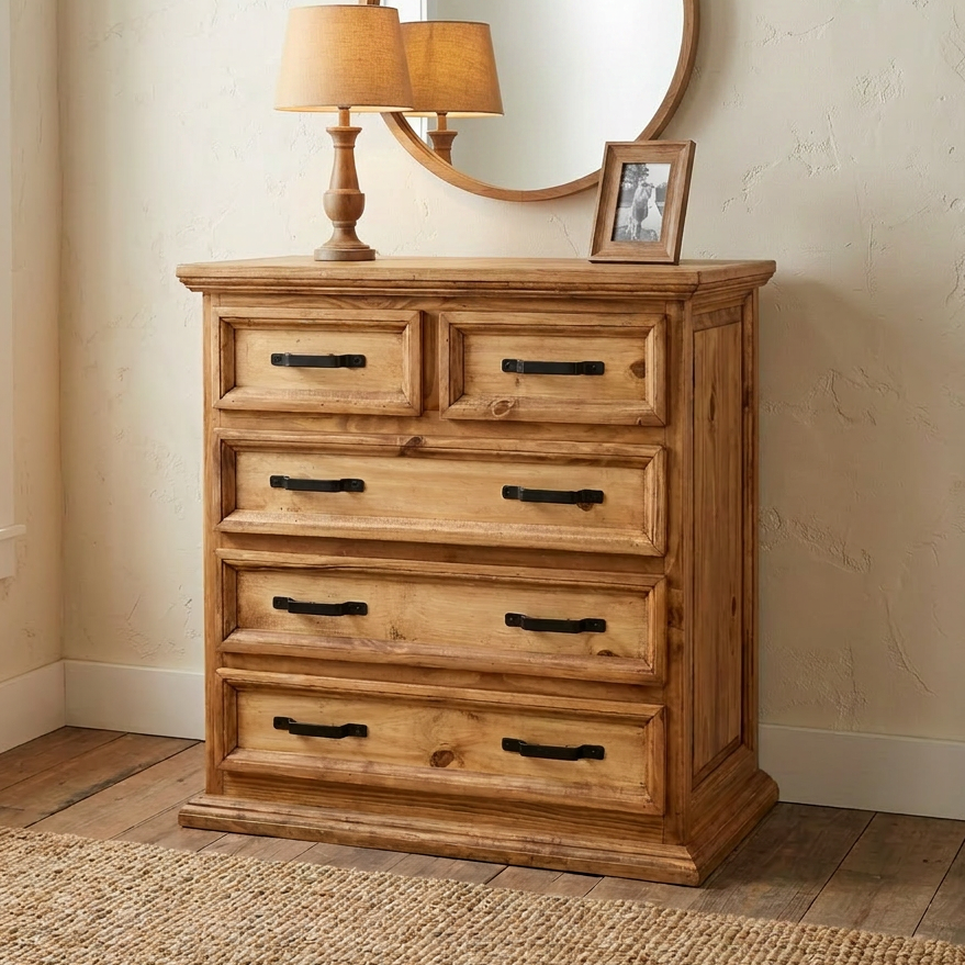 brown 5 drawer dresser – Rustic Furniture Depot or a vertical accent Milly Luxe Satin Bridesmaids Color:Black F09056 CD-13798-Powder Blue