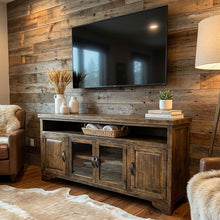Load image into Gallery viewer, Modern Rustic 70" TV Stand
