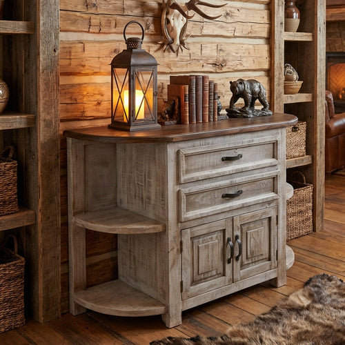 Rustic Wood Console & Accent Tables | Rustic Furniture Depot – Page 2