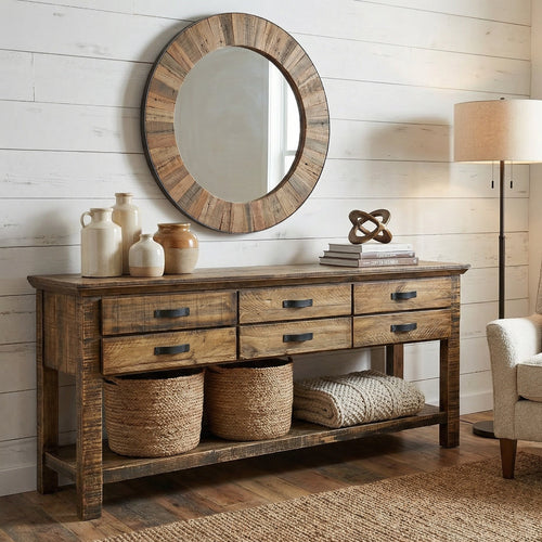 Rustic Wood Console & Accent Tables | Rustic Furniture Depot
