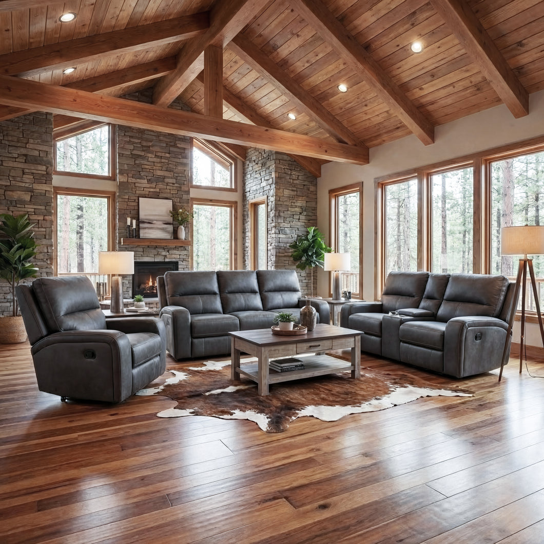 Slate Sofa Set – Rustic Furniture Depot