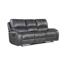 Load image into Gallery viewer, Steel Reclining Sofa Set
