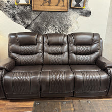 Load image into Gallery viewer, Maverick Power Leather Sofa Set
