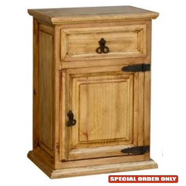 extra large rustic nightstand