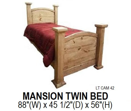 Mansion Twin Bed (CLOSEOUT)