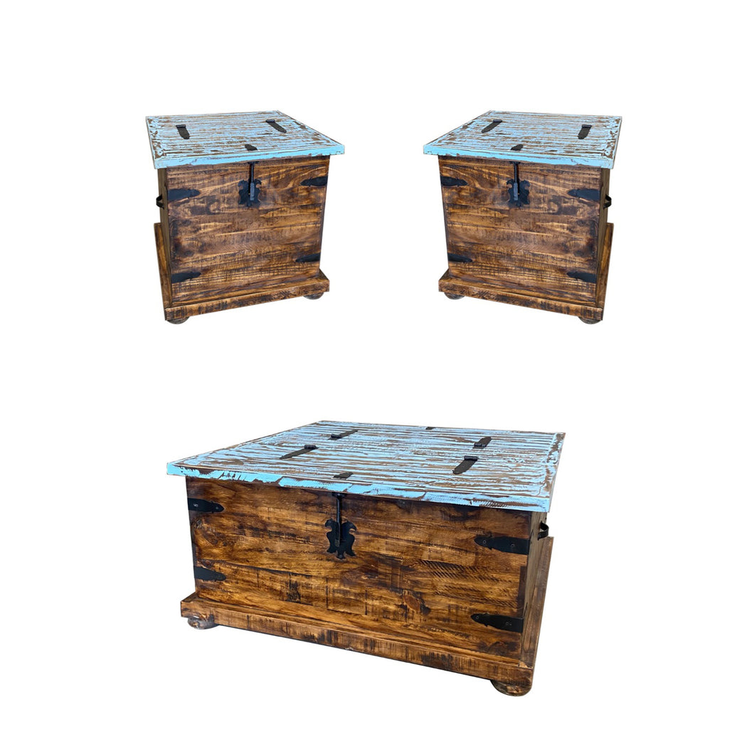 Lakeside Trunk Coffee Table Set (CLOSEOUT)