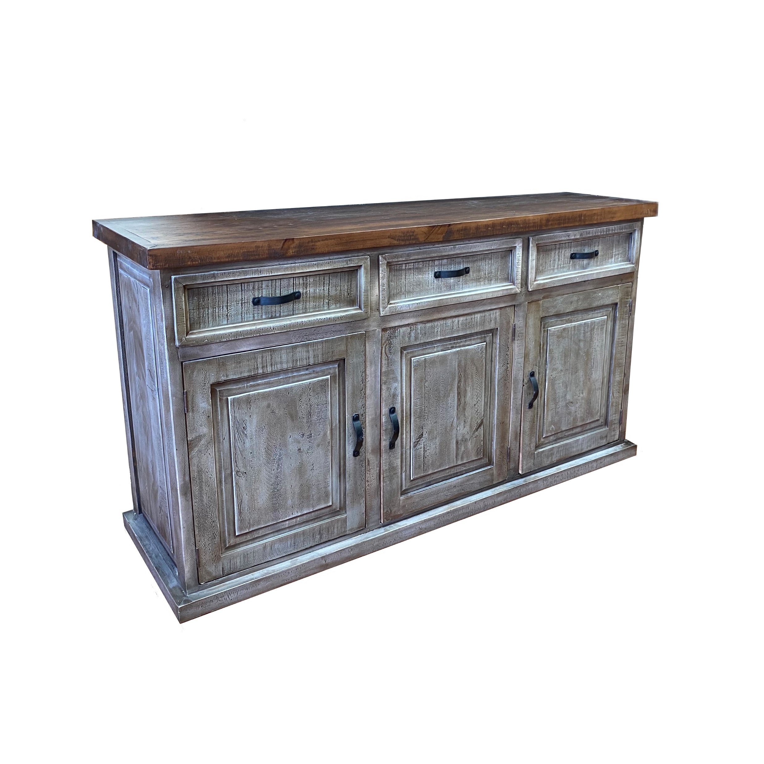 Ruidoso 3 Door Buffet Rustic Furniture Depot