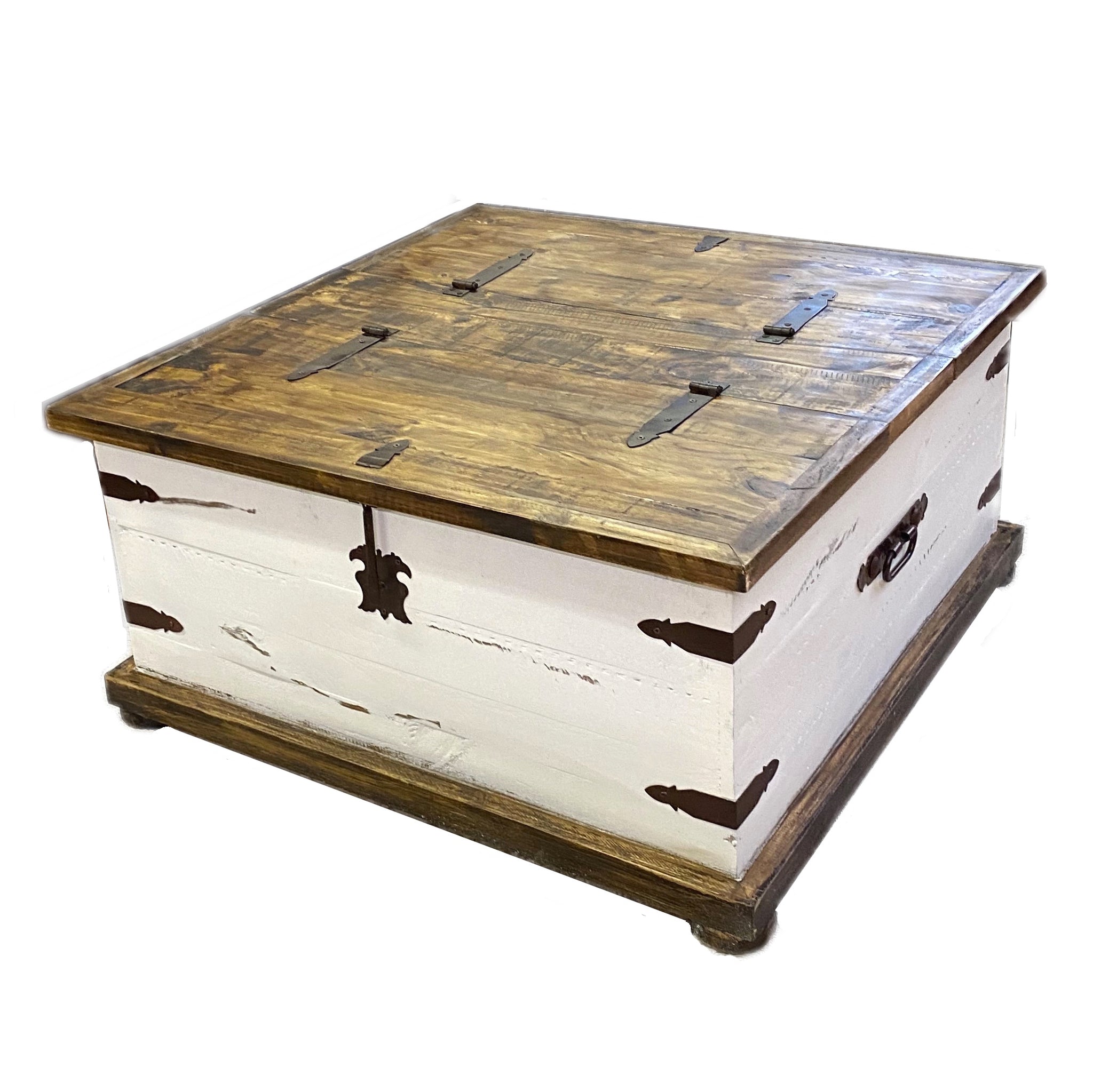 Farmhouse Trunk Coffee Table Rustic Furniture Depot