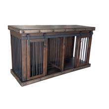 Load image into Gallery viewer, Old West Medium Dog Crate Stand
