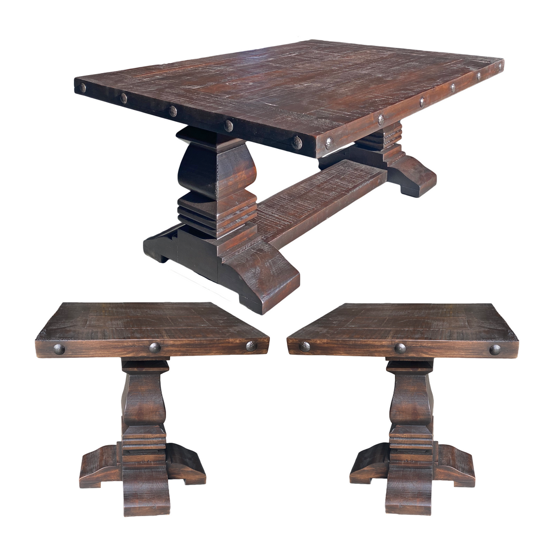 Old West Coffee Table Set